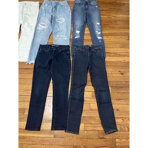 American Eagle Jeans Jeggings Womens Size 00 0 24-25” Waist Lot 12 Shorts Pants - Picture 8 of 15